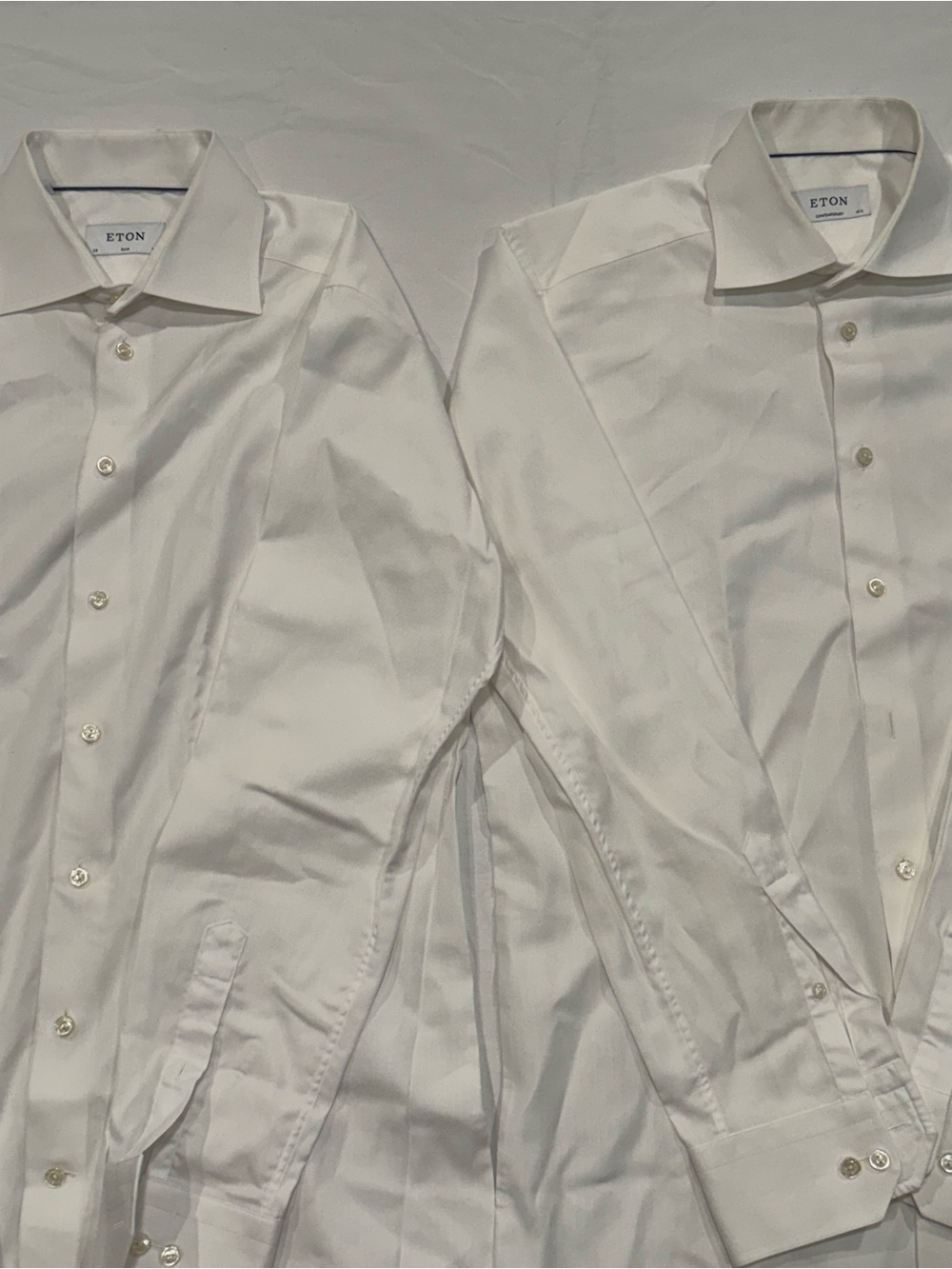Eton Mens 15.5 39 Contemporary Cotton Twill French Cuff Dress Shirt